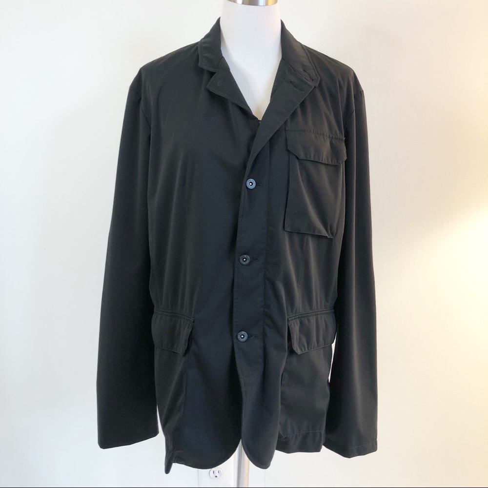 Victorinox Swiss Army Black Lightweight Jacket Shell Windbreaker Coat,  S 52/42